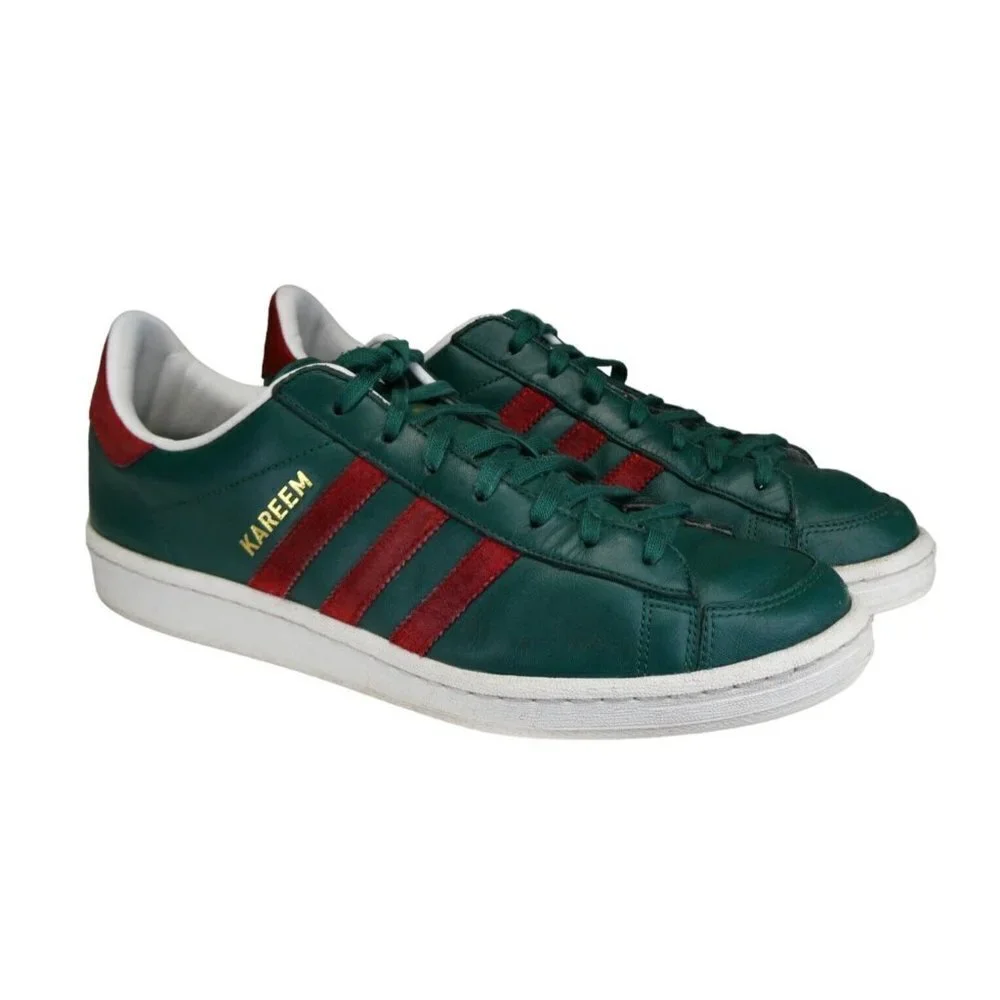 ADIDAS Kareem Abdul Jabbar Sz 8‎ Sneakers NBA Milwaukee Bucks Superstar RARE